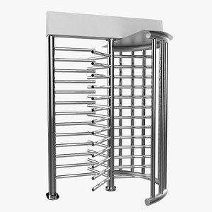 3D security turnstile access model