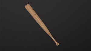 3D Cartoony Baseball Bat