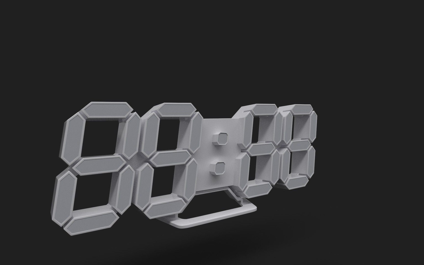 Digital Alarm Clock 3D model - TurboSquid 2181241