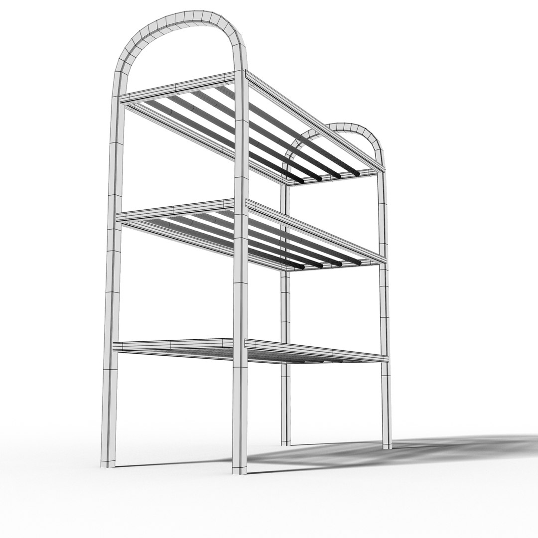 Shoe Rack Model - TurboSquid 2085982