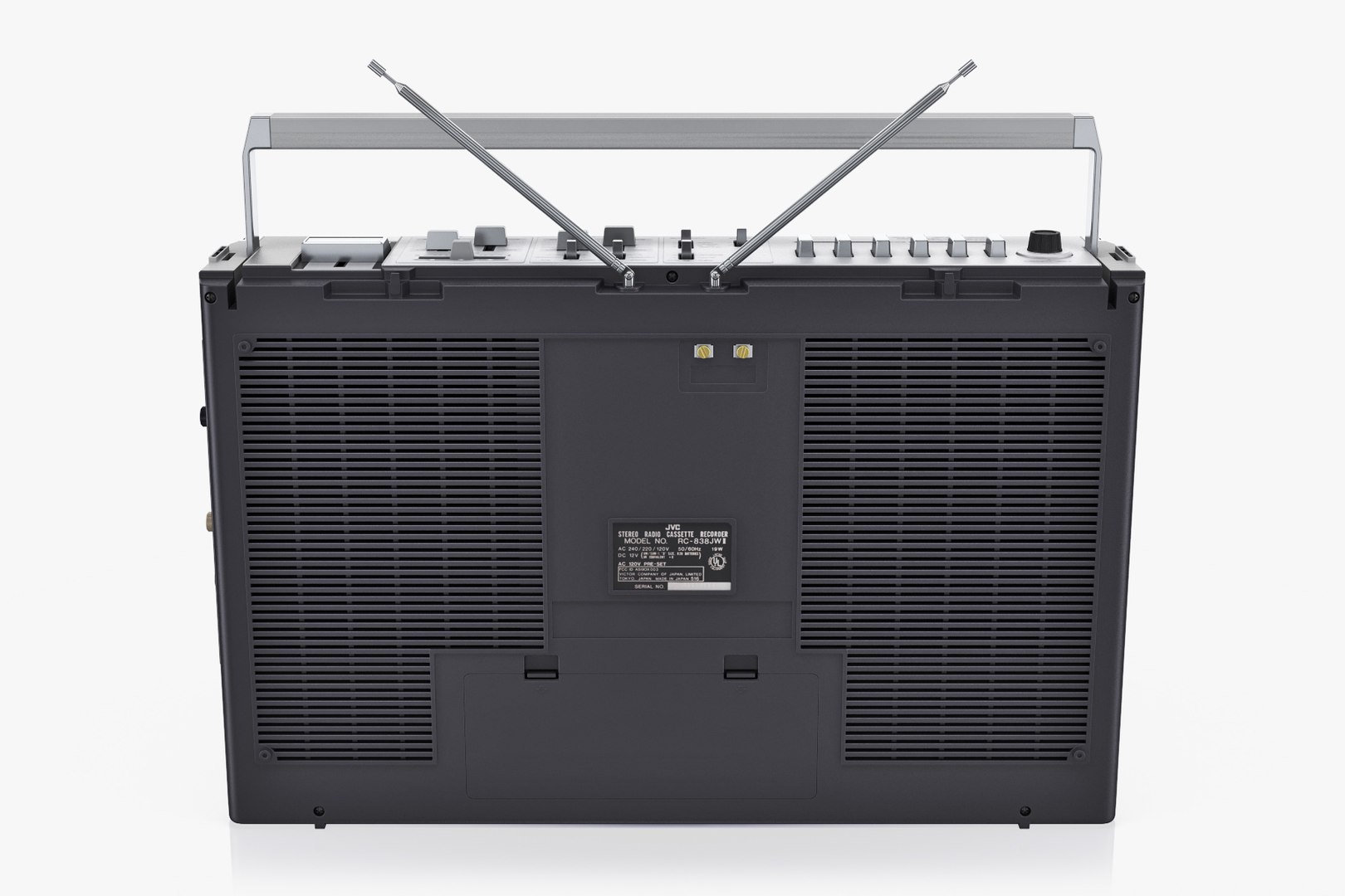 3D retro boombox jvc rc-838 https://p.turbosquid.com/ts-thumb/Tg/rIcw6f/lvOFuxjz/jvc_rc838_silver_0002/jpg/1510932546/1920x1080/fit_q87/cfbdd21aba8f2cefb7b3365c7ff4a21ed447ad8b/jvc_rc838_silver_0002.jpg