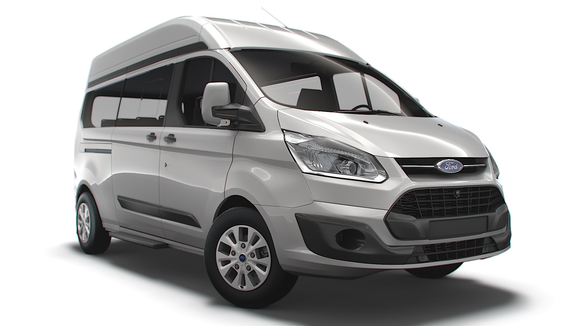 Ford Tourneo Custom L2H2 2016 3D Model TurboSquid 2045003