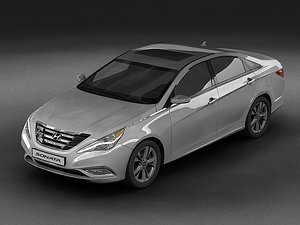 coupe hyundai 3d c4d