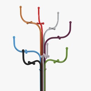 3d model fritz hansen coat tree