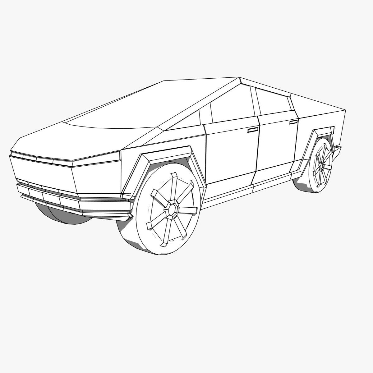 Tesla Cybertruck Revit Model Detail Item3Dモデル TurboSquid 2038186
