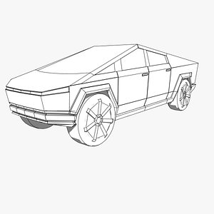 Tesla Cybertruck Revit Model - Detail Item 3D model