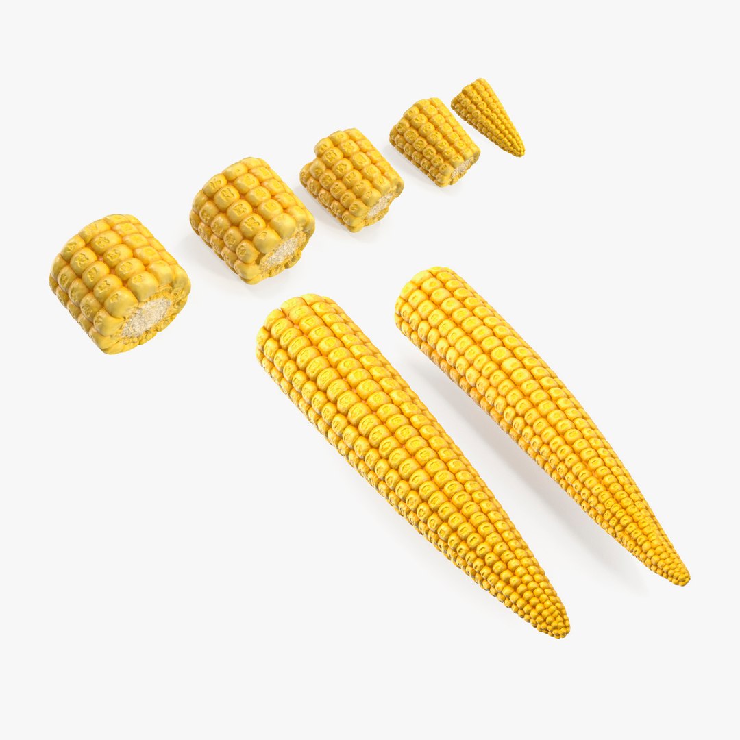 Baby Corns Collection 3D model preview