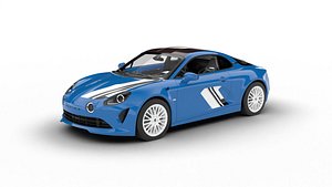 Alpine A110 San Remo 73 3d model 3D model
