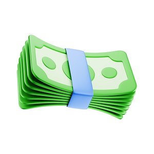 Banknote Basic Stack Strapped Icon