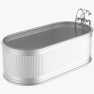 3D aluminium bath