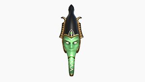 3D Osiris Mask A10 - Egyptian Gods Character Clothing model