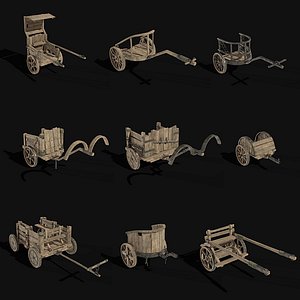 CHARIOT CART CAR WAGON TRAILER HORSE CARRIAGE HARNESS COLLECTION