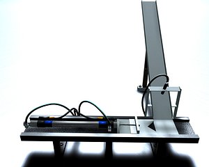 hydraulic cylinder 3d 3ds