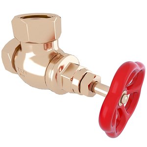Old Radiator Angle Stop Valve 86 model