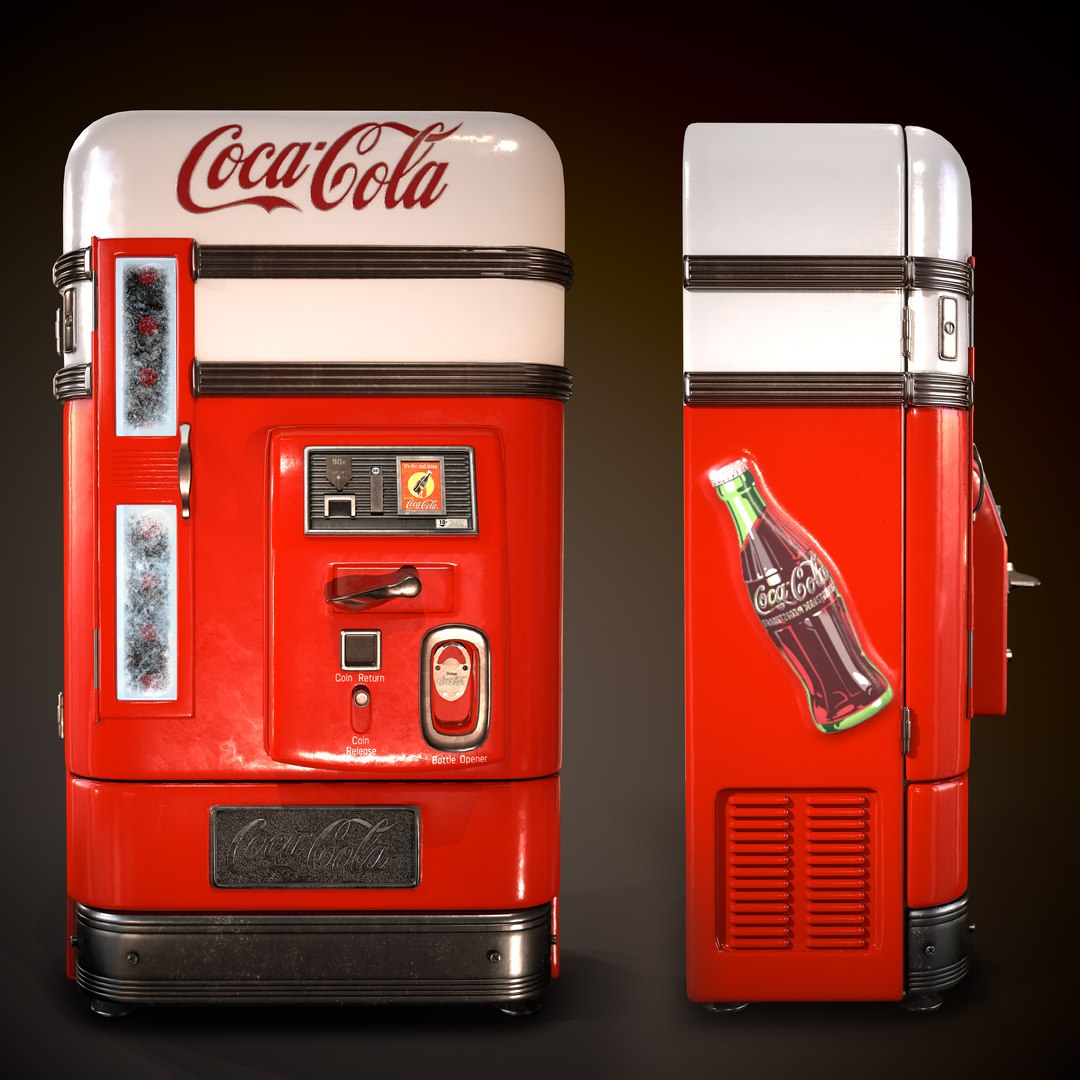 3D Coca Cola Machine - TurboSquid 2259607