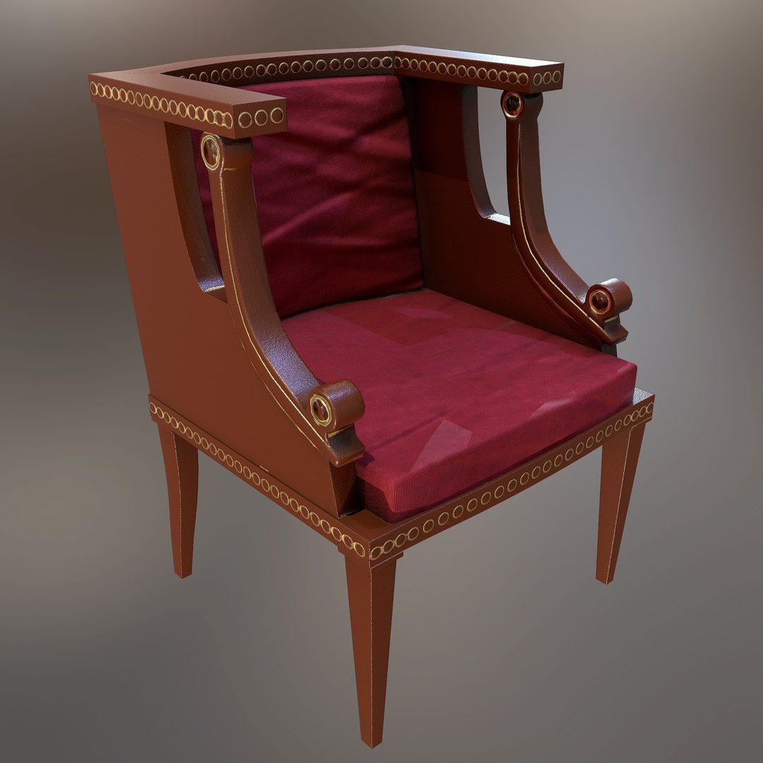 3D chair stalin model - TurboSquid 1269484