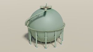 Gas holder 3D model
