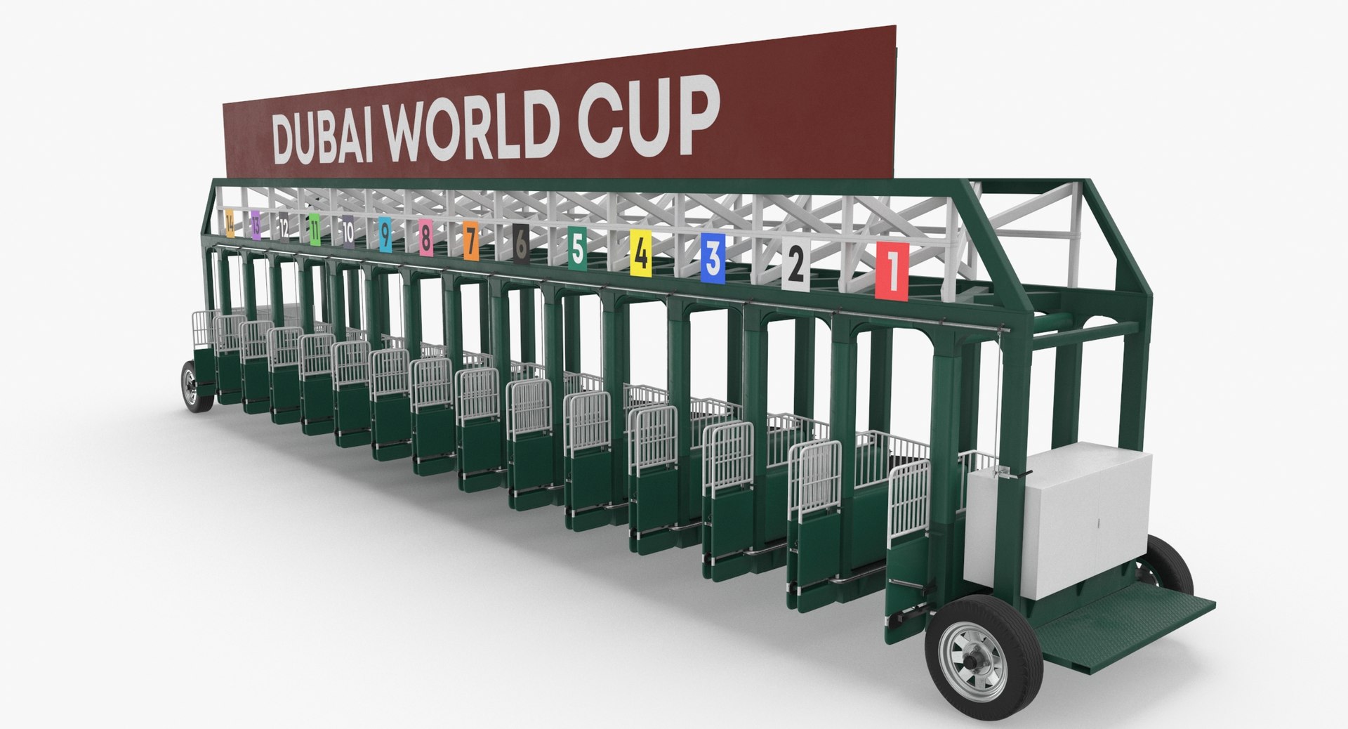 3D Horse Racing Starting Gates - TurboSquid 1646576