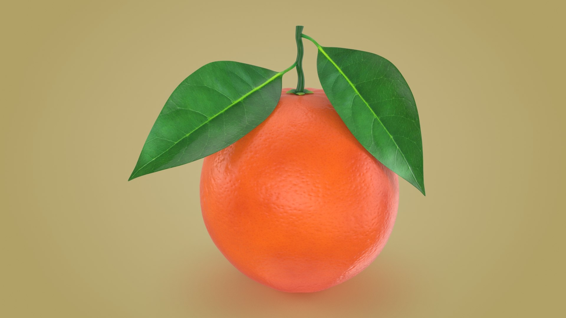 3D Whole Blood Orange With Leaf Collection - TurboSquid 2060128