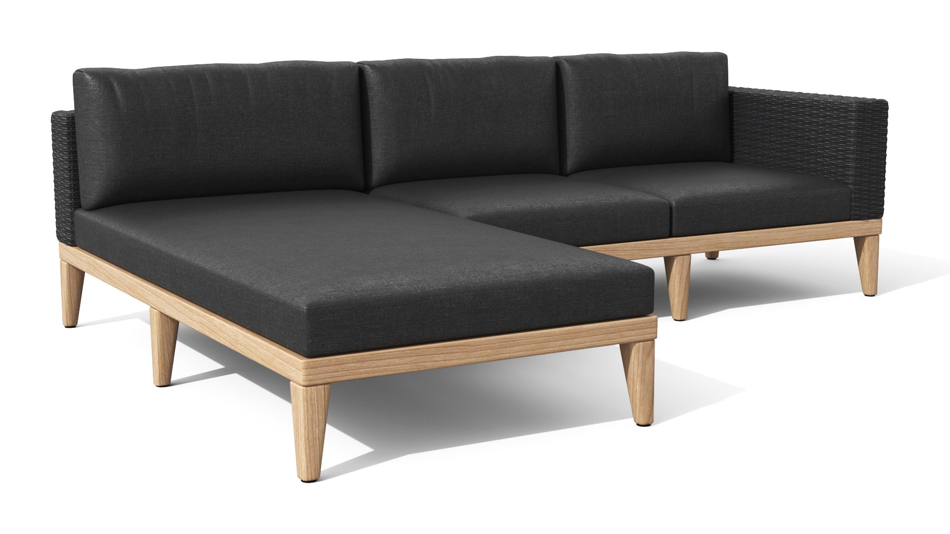 Urba slate hotsell gray sectional