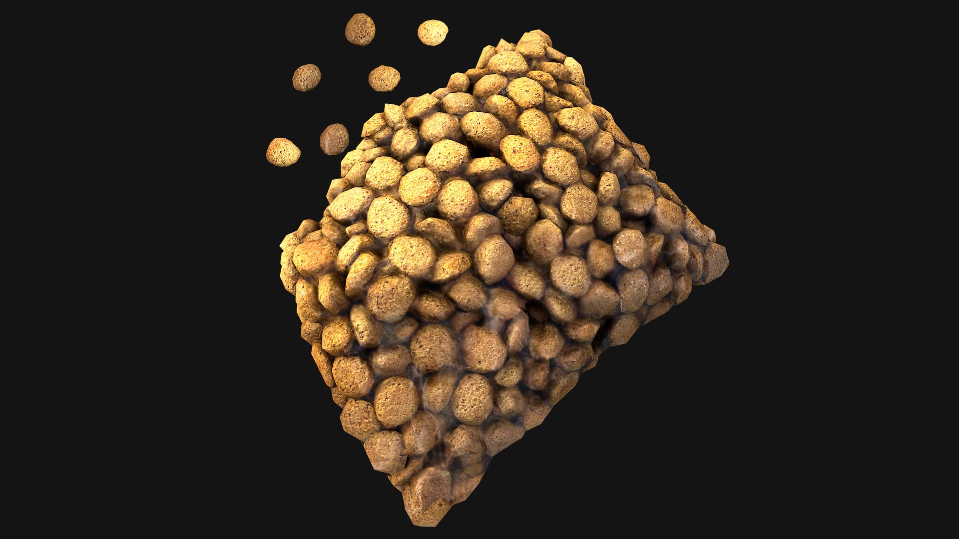 Dog Pet Cat Dry Food 3D Model - TurboSquid 2418052