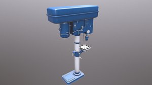Drill Machine 3D Model 3D model