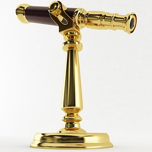 3D model desk telescope