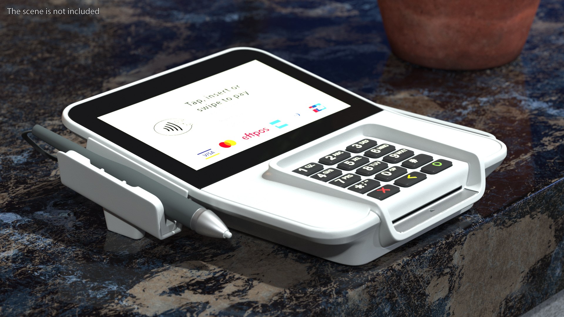 Payment Terminal 3D Model - TurboSquid 2058182