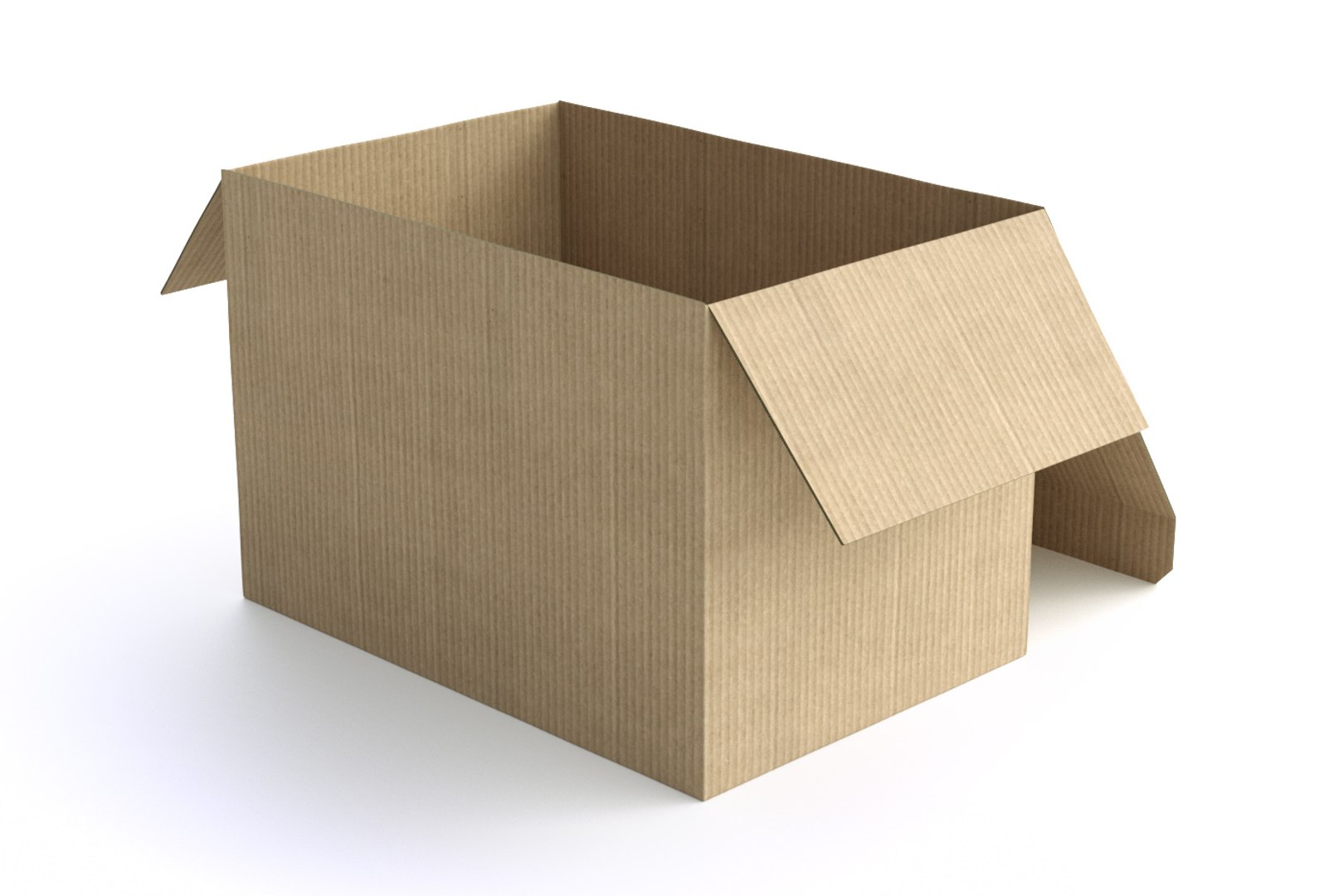 Rigged Cardboard Boxe - 3D Model - TurboSquid 1369348