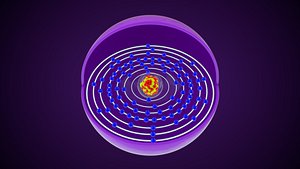 3D Thorium Chemical Element