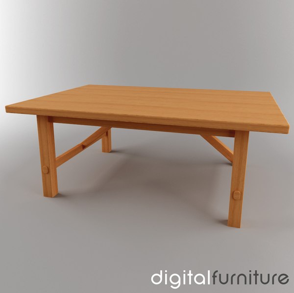 3dsmax dining table
