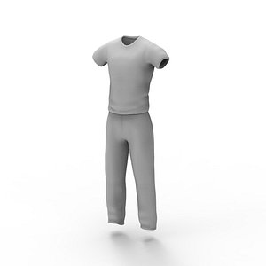 3d model man clothes