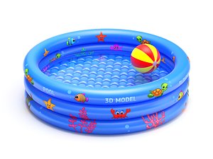 inflatable pool 3D