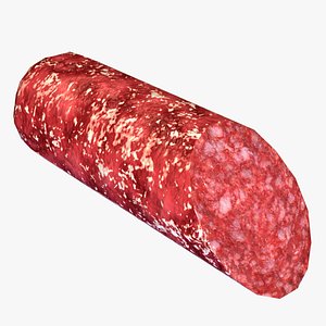 3D Sausage Salami model