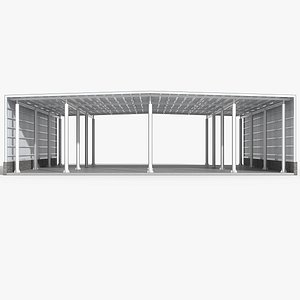 warehouse modo 3D model