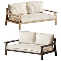 Amir 2-Seater Outdoor Day Bed in Acacia