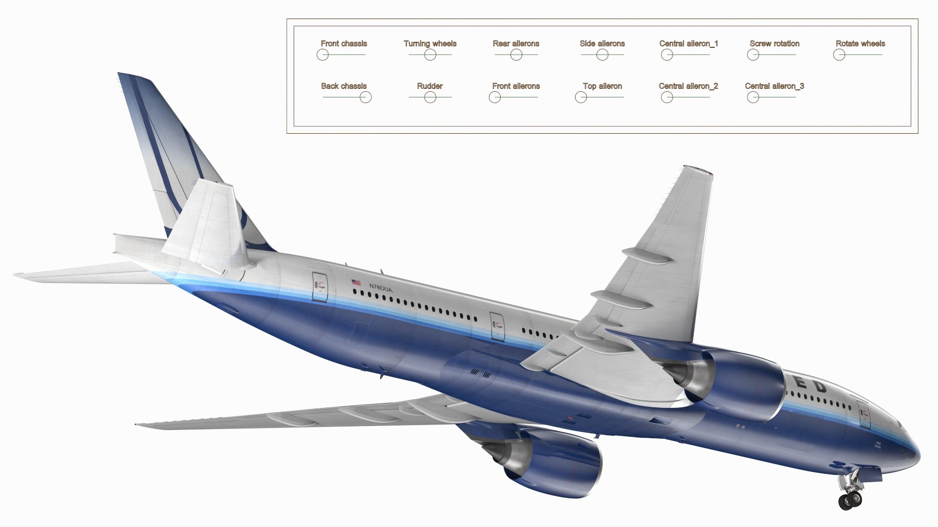 boeing 777-200 united airlines 3d model https://p.turbosquid.com/ts-thumb/Ti/6RuBYe/TC/boeing_777_200_united_airlines_rigged_003/jpg/1677048134/1920x1080/fit_q87/7a6527c34b9f9b8e1fd4c885086384b2556f627d/boeing_777_200_united_airlines_rigged_003.jpg