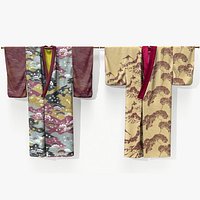 Hanging Kimono Lowpoly