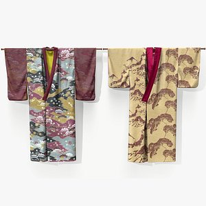 Hanging Kimono Lowpoly
