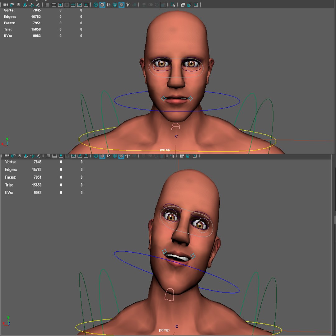 3D Male Body Rig - TurboSquid 1321791