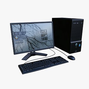 desktop computer 3d max
