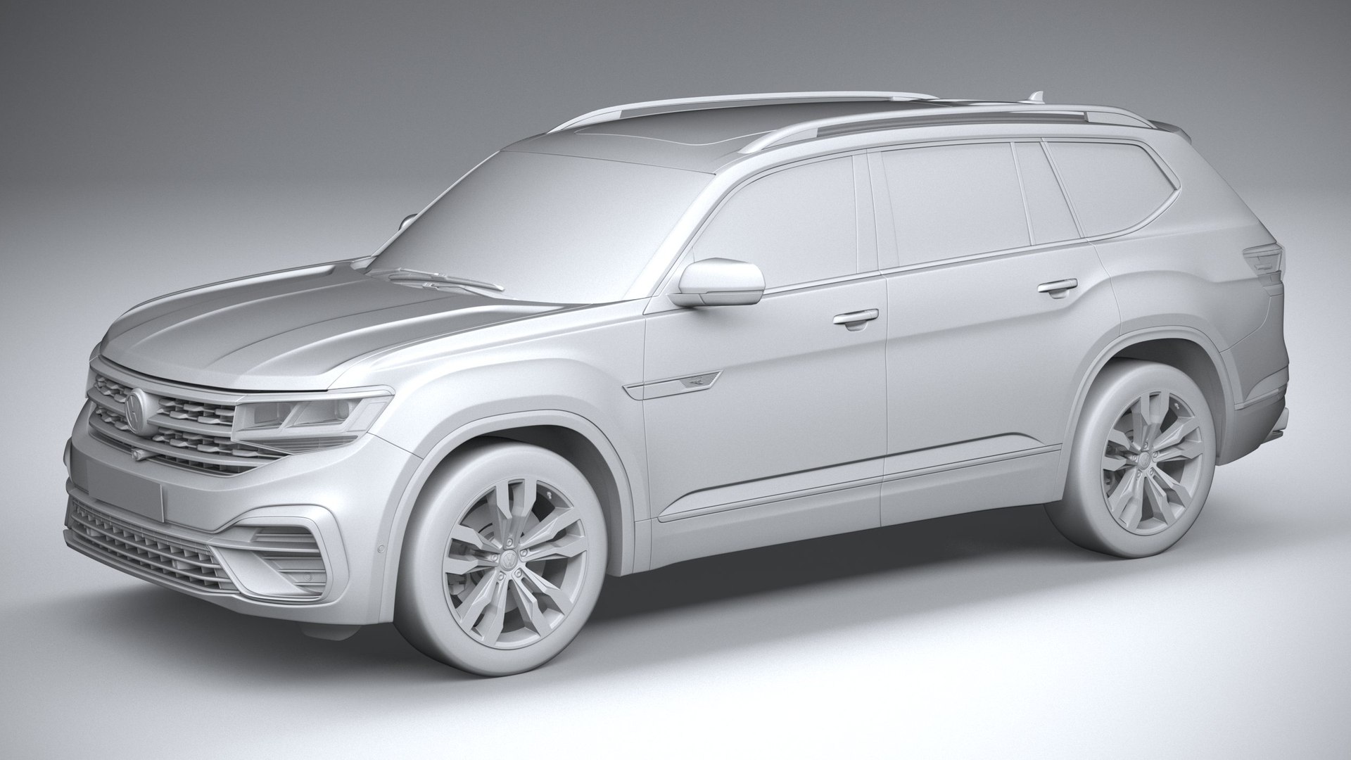 Volkswagen atlas r-line model - TurboSquid 1553650