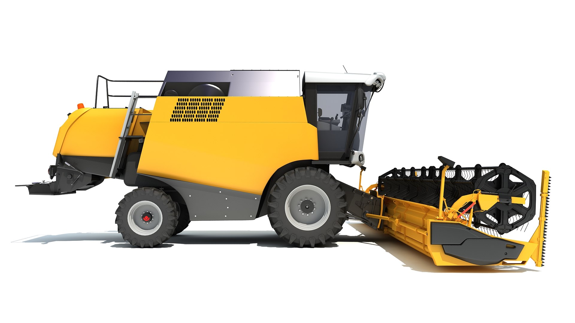 Combine Harvester 3D Model - TurboSquid 1692513