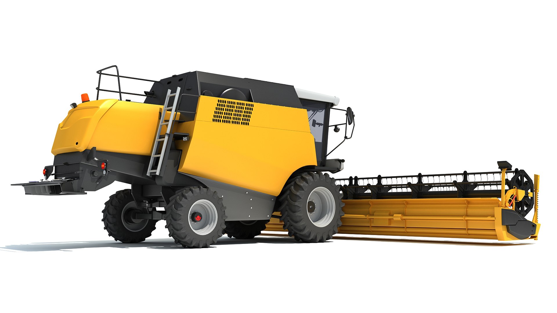 Combine Harvester 3D Model - TurboSquid 1692513