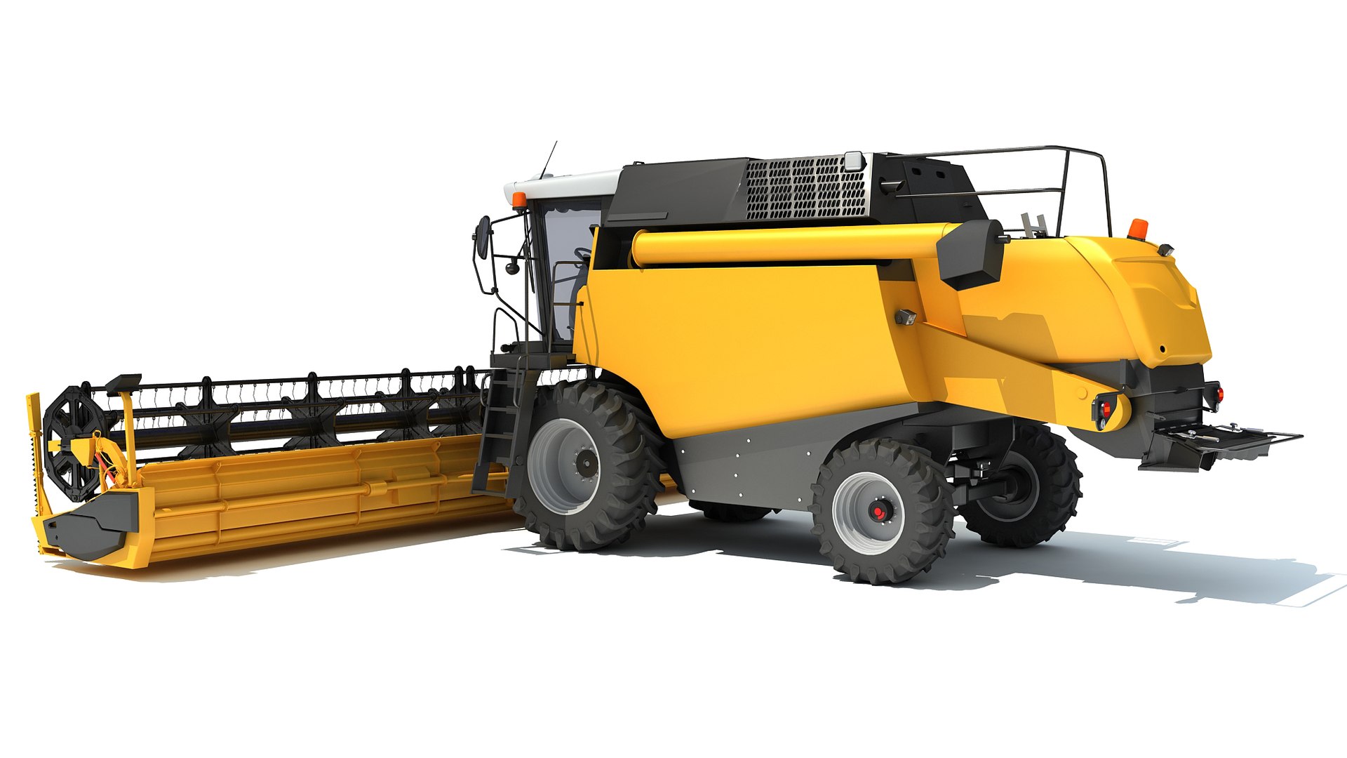 Combine Harvester 3D Model - TurboSquid 1692513