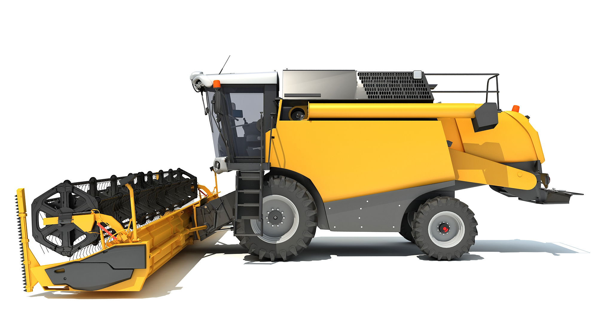 Combine harvester 3D model - TurboSquid 1692513