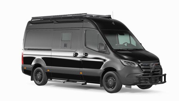 modèle 3D de SWAT Van Bulletproof Mercedes Intérieur simple ...
