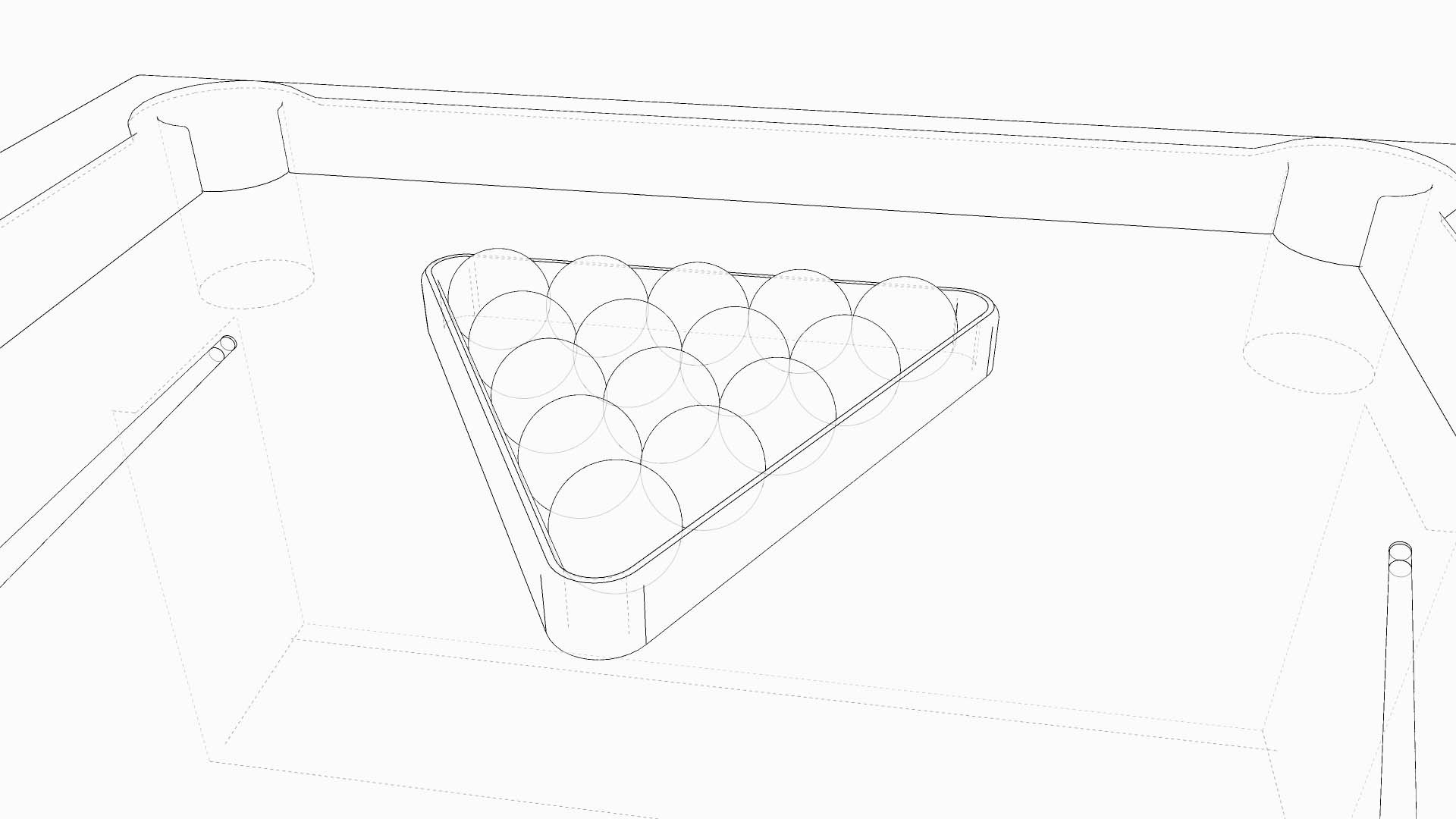 3D Billiard Table Model - TurboSquid 2332515