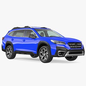 3D Station Wagon Car model