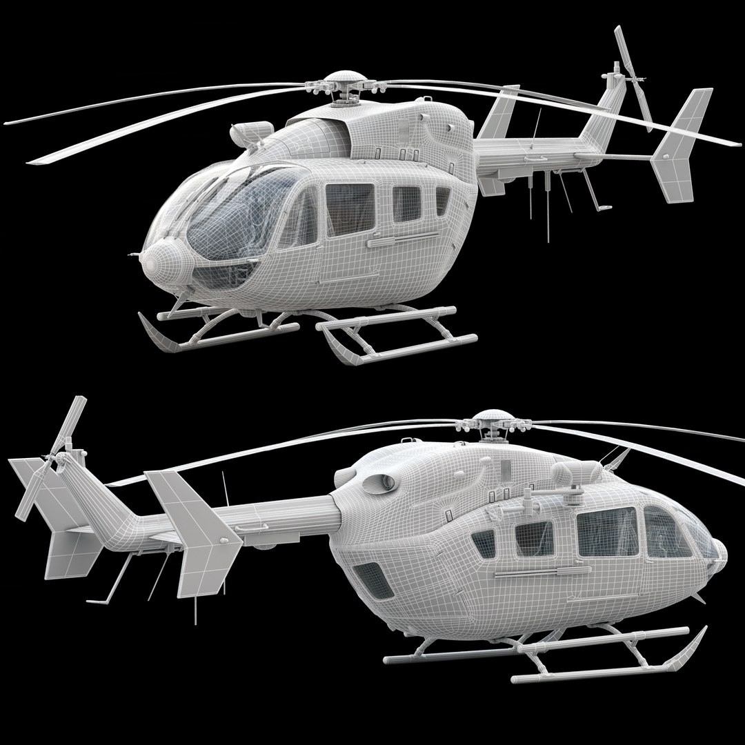 3d eurocopter ec 145